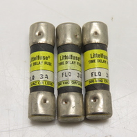 Littelfuse FLQ 3A 3A Time Delay Fuse 500VAC Or Less Lot Of 3