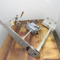 Olympic Instruments 1900-3 Flat Material Measurer W/ Mounting Arm & Counter