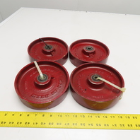 Hamilton 8" x 2" Cast Iron Caster Wheel 1500lb For 1/2" Axel Lot Of 4