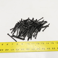 10-24 Socket Head Cap Screws Black Oxide 3" OAL 1" Thread Length Lot Of 85