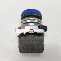 Allen-Bradley 800F-N3B Blue 22.5mm Integrated LED Indicator Light 24V
