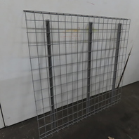 48" x 52" 3 Channel Double Waterfall Pallet Rack Wire Decking USED