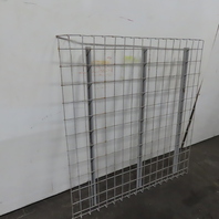 48" x 46" 3 Channel Double Waterfall Pallet Rack Wire Decking USED