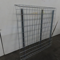 48" x 46" 3 Channel Double Waterfall Pallet Rack Wire Decking USED