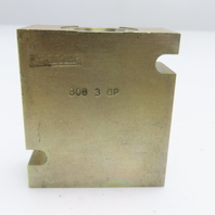 Parker B08 3 6P 3 Way Hydraulic Manifold Block