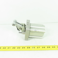 SMC RS2H50TN-30DM-DCS Pneumatic Air Stopper Cylinder W/ Roller 1.0 Mpa