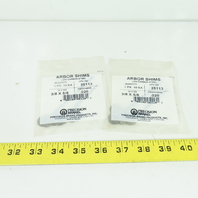 Precision 25113 Arbor Shims 3/8" ID x 5/8" OD x 0.020" Low Carbon Steel Lot/20