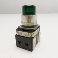 Allen-Bradley 800T-QBH2G Green Momentary Contact Illuminated Switch 12-130VAC/DC