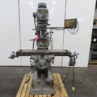 Supermax YCM-1-1/2V 42" x 9" Knee Mill 208-230/480V 3Ph 2Hp W/ DRO Power X-Axis