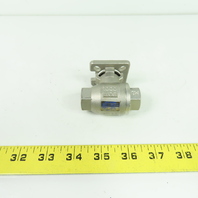 Bi-Torq ED-205-002 SS316 1000 WOG Ball Valve 1/4" FNPT ISO Mount NEW