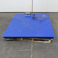 MyScale LLC. 48" x 48" Floor Scale 5000Lbs. 115V 1Ph 4" Height