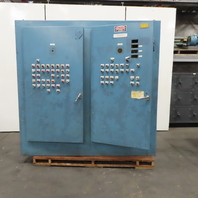 84" x 87" x 20" Free Standing Electrical Enclosure Back Plate Buttons Disconnect