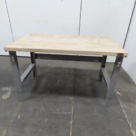 Global Industrial 36" x 60" Butcher Block Top Steel Assembly Work Bench
