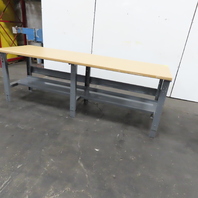 Uline 30" x 96" Industrial Composite Top Packing Table Work Bench