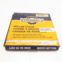 Stronghold 60212 ANSI 50-1R-10FT Roller Chain #50 Single Strand Riveted 10ft