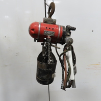 ARO 7756DT 1/2 Ton 1000LB Air Pneumatic Chain Hoist 12' Lift W/ Pendant