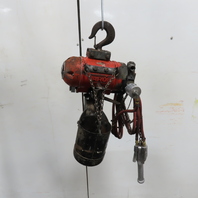 ARO 7756DT 1/2 Ton 1000LB Air Pneumatic Chain Hoist 10' Lift W/ Pendant