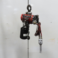ARO 7756DT 1/2 Ton 1000LB Air Pneumatic Chain Hoist 10' Lift W/ Pendant