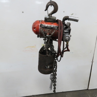 ARO 7756DT 1/2 Ton 1000LB Air Pneumatic Chain Hoist 10' Lift W/ Pendant