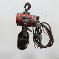 ARO 7756CT 1/2 Ton 1000LB Air Pneumatic Chain Hoist 10' Lift W/ Pendant