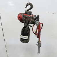 ARO 7756DT 1/2 Ton 1000LB Air Pneumatic Chain Hoist 10' Lift W/ Pendant