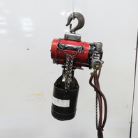 ARO 7756DTS 1/2 Ton 1000LB Air Pneumatic Chain Hoist 10' Lift W/ Pendant