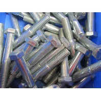 BY 3/8-16X2-1/2" UNC Hex Head Cap Screw Bolt Grade 5 Zinc Qty 200