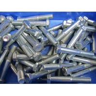 BY 3/8-16X2-1/2" UNC Hex Head Cap Screw Bolt Grade 5 Zinc Qty 200
