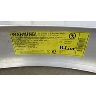Cooper B-Line Ladder Cable Tray 4A-12-HT24 Horizontal TEE 12"w 4" H 24"Radi Alum