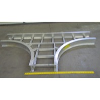 Cooper B-Line Ladder Cable Tray 4A-12-HT24 Horizontal TEE 12"w 4" H 24"Radi Alum