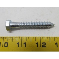 Lot of 80 3/8 x 2-1/2" Hex Head Lag Screw
