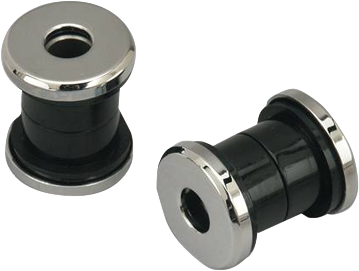 Wild 1 Black Firm Handlebar Riser Bushings for 8617 Harley Dyna
