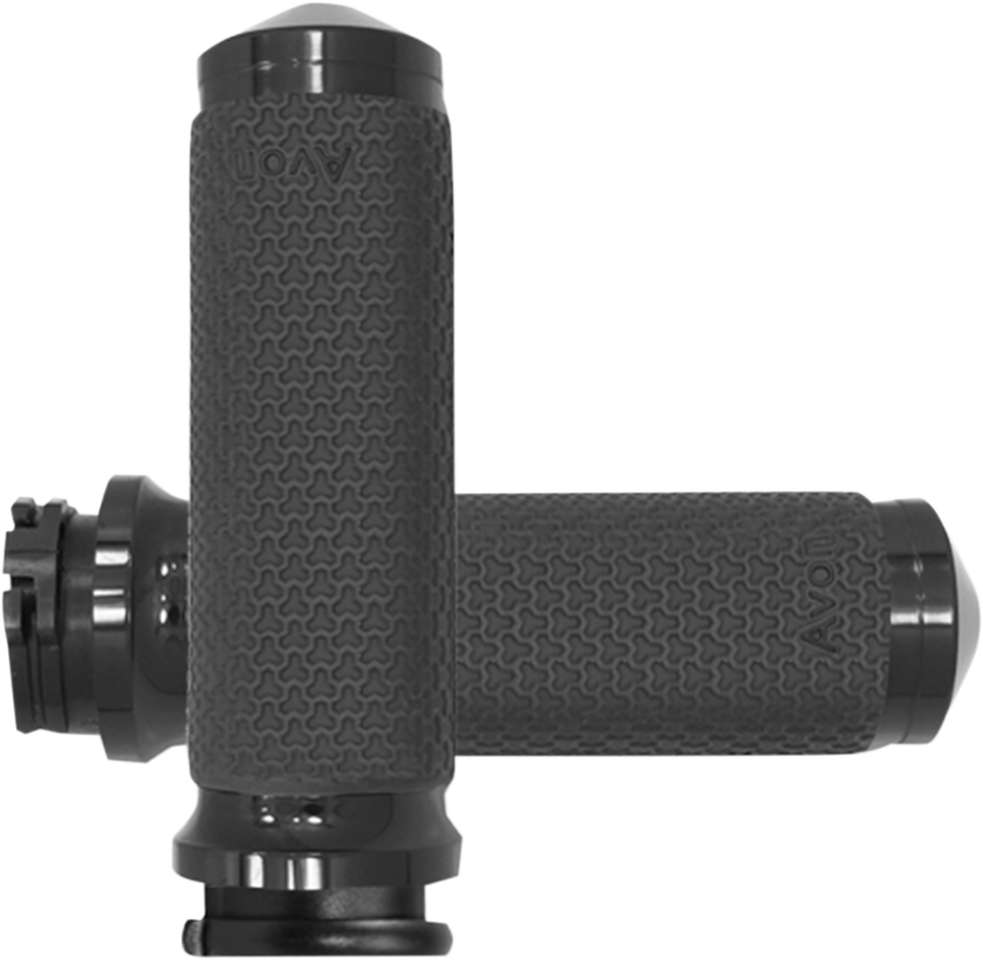Avon Black Memory Foam Cable Control Hand Grips for 19802022 Harley