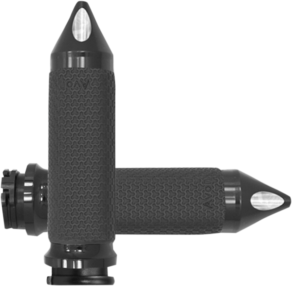 Poignées Avon Excalibur Noires Pour Harley Touring/Softail 2008-2022 - Neuf Jamais Ouvert