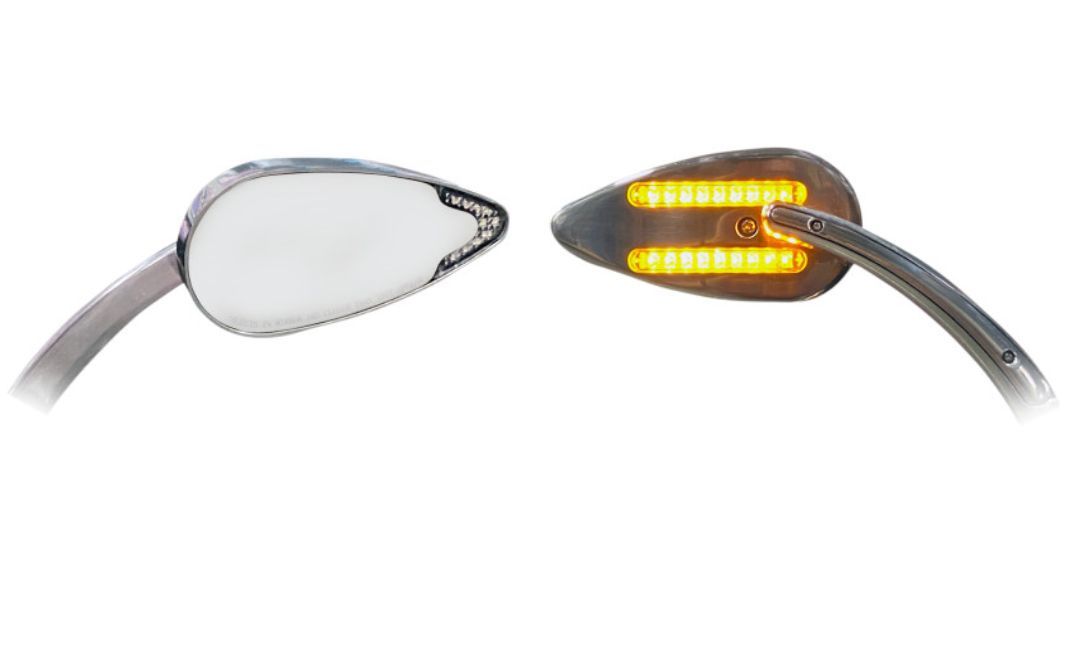 Custom Dynamics Pair Chrome LED Daytime Running & Turn Signal Lighted