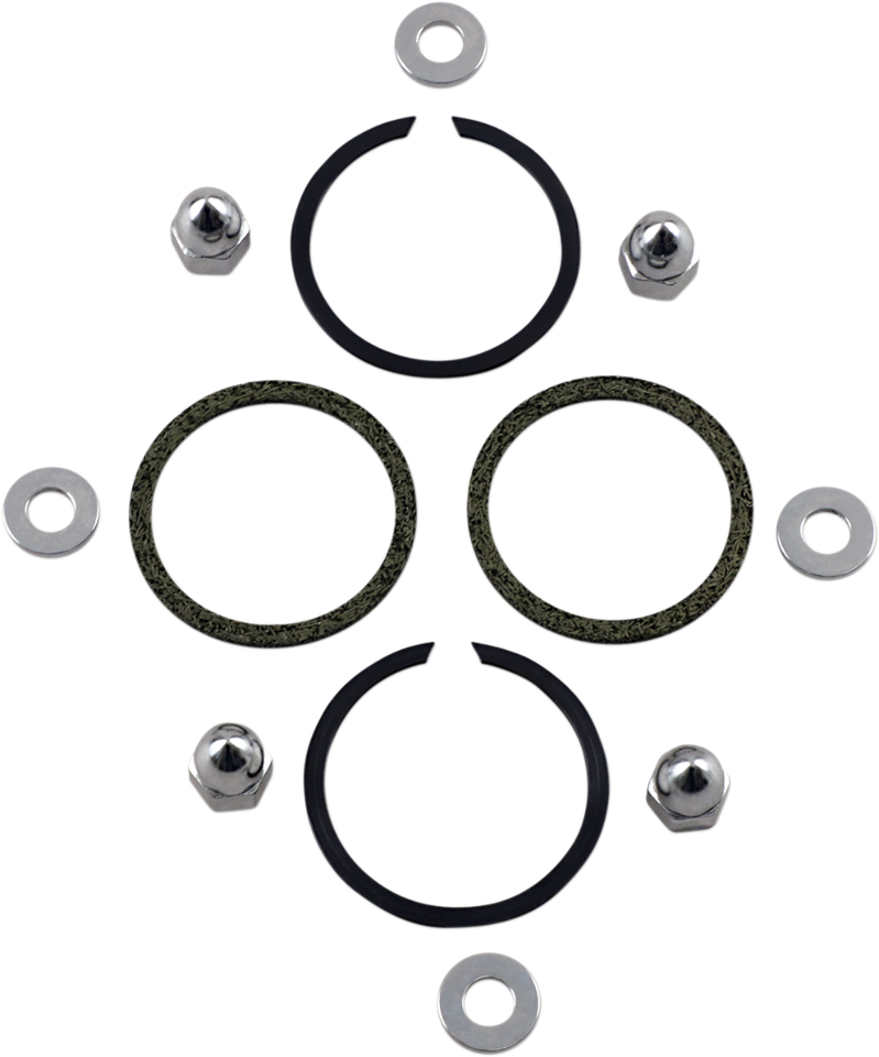 James Gasket Exhaust Port Gasket Kit for 8218 Harley Dyna Touring Softail XL JT's CYCLES