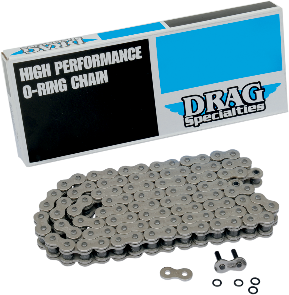 Drag Specialties 530 X 120 Chrome O Ring Drive MOTORCYCLE Chain for Harley 4190 JT's CYCLES