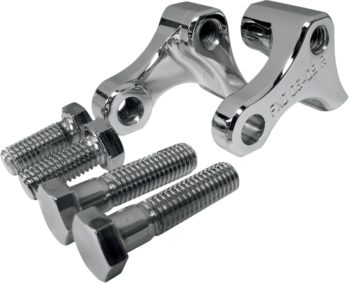 La Choppers Chrome 1.00" Rear Motorcycle Lowering Kit 9505 Harley