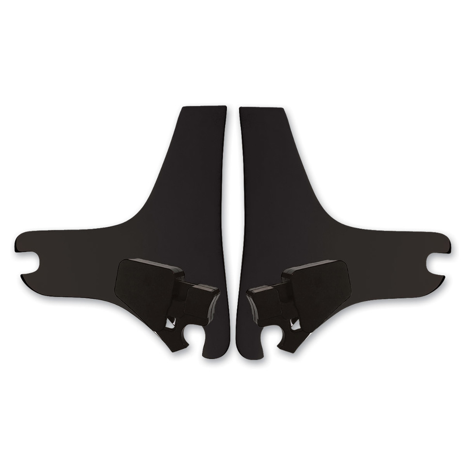 Cycle Visions Black Detachable Sissy Bar Side Plates 9708 Harley