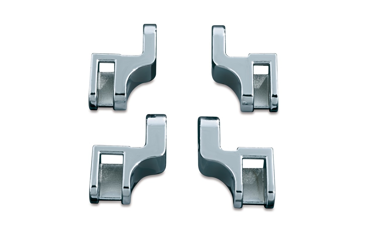 Kuryakyn 4588 Chrome Driver Floorboard Relocation Brackets 9716 Harley Touring JT's CYCLES