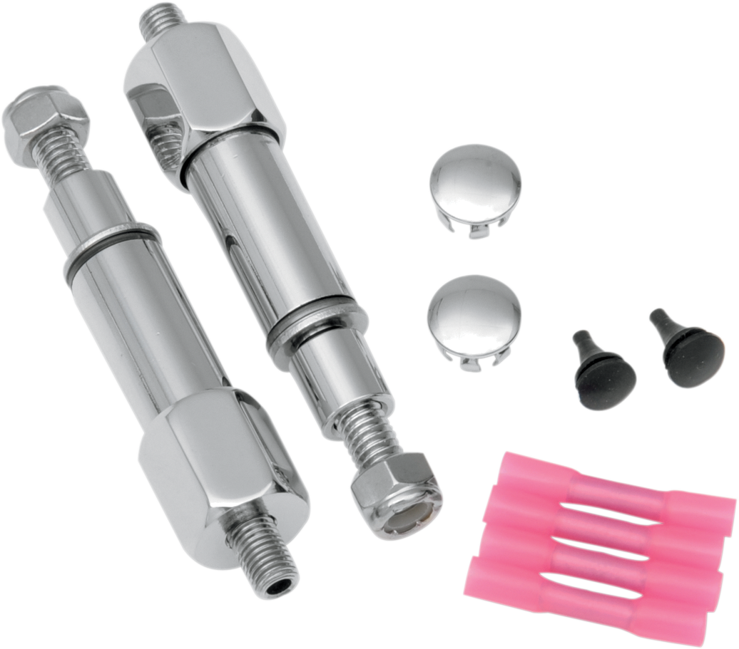 Drag Specialties Chrome Rear Turn Signal Relocation Kit 0001 Harley