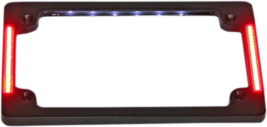 Custom Dynamics Tri Horizontal Plate Frame Flush Mount LEDS ...