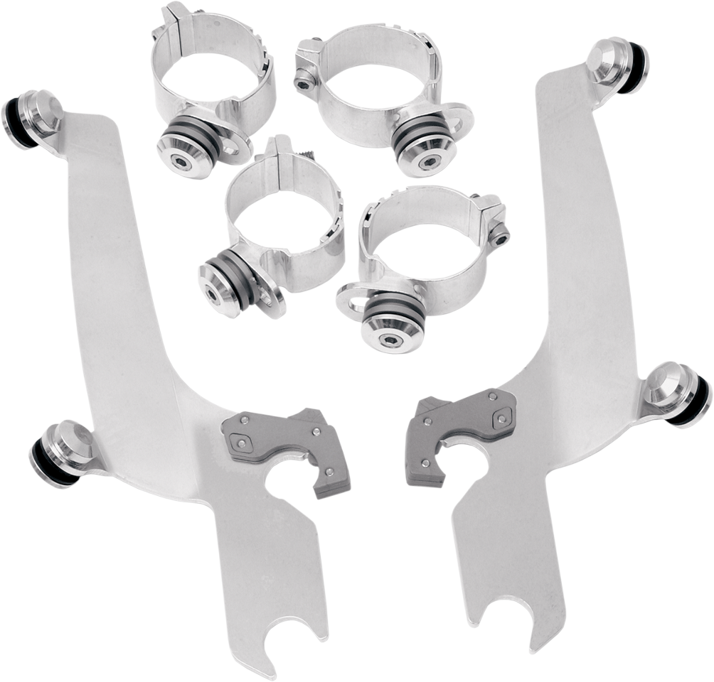 Memphis Shades Trigger Lock Windshield Mount Kit 0617 Harley FXSBSE