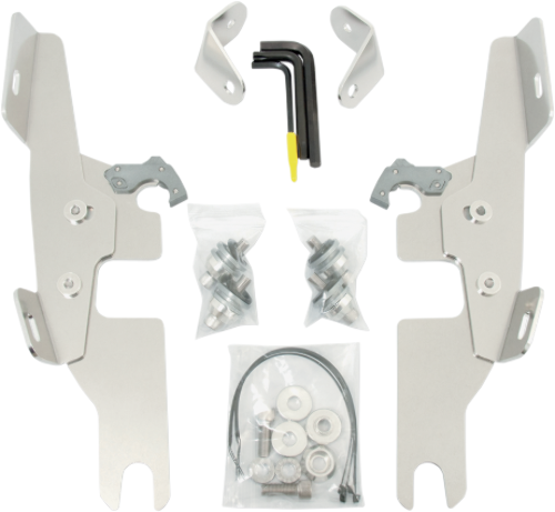 Memphis Shades Batwing Fairing Mount Kit 2012-2016 Harley Dyna Switchback FLD