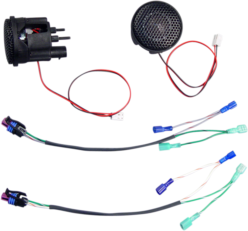 J\u0026M Black Rokker Front Fairing Tweeter 