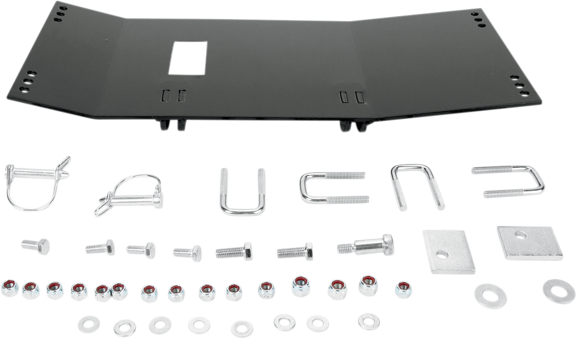 Moose Black ATV Snow Plow Mounting Plate 20052024 Polaris Sportsman Ace 570 450 JT's CYCLES