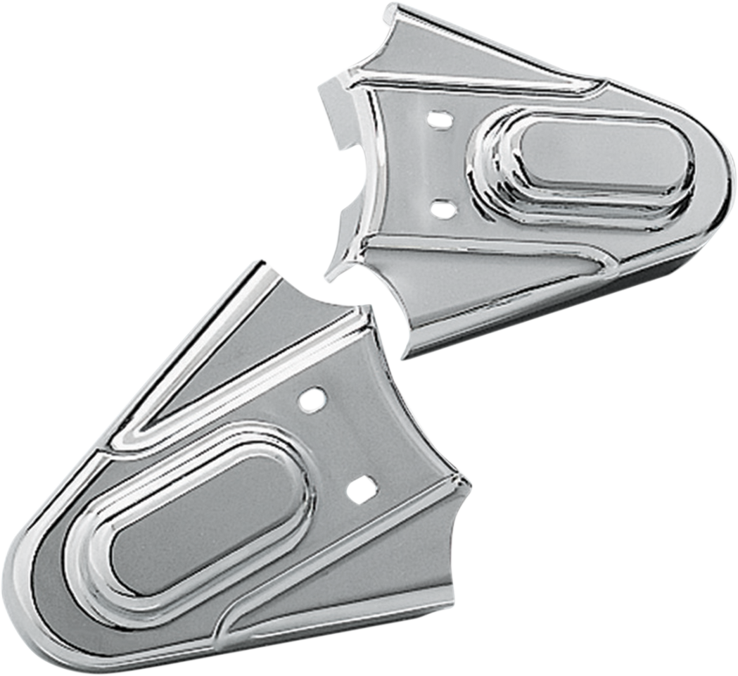 Kuryakyn 8200 Chrome Phantom Rear Axle Covers fits 19862007 Harley