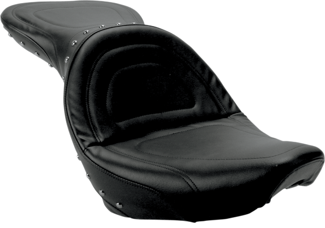 Saddlemen Profiler Gel Lattice Stitch Low 2-Up Seat For Harley Softail 1984-1999 - Black