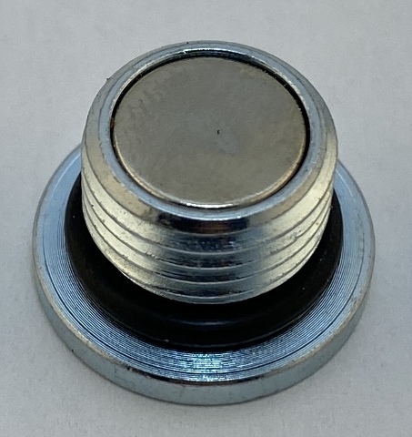 S&S Cycle 1/2" -20 Universal Magnetic Motorcycle Oil Drain Plug for Harley