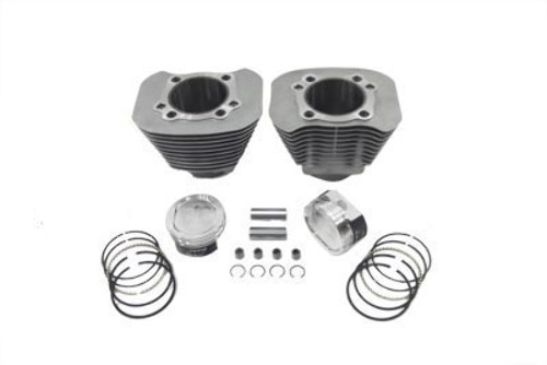 VTwin 1200cc Cylinder & Piston Conversion Kit Silver 2004 & Up Harley Sportster